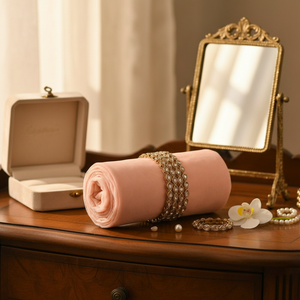 Parure de bijoux plaquée or 11151717LC _ 2.8 avec bracelets en pierre de cristal - Product Image 3