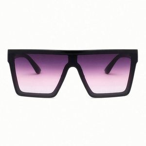 Lunettes de soleil carrées classiques vintage 2021 UV400 pour femme/homme, lunettes de soleil rétro surdimensionnées de style siamois pour femme - Product Image 4
