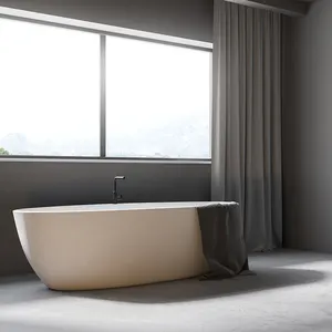1.6米150厘米大石碗设计浴缸泰国浴缸亚光浴室独立式浴缸