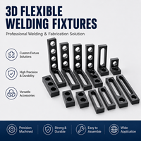 Plateforme de soudage flexible 3D, table de soudage en fonte, poste de travail de soudage tridimensionnel avec accessoires de fixation