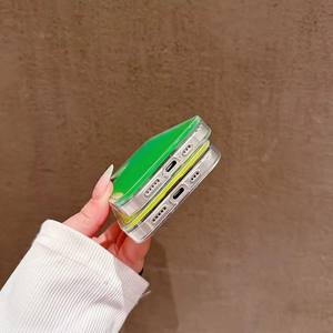 Offre Spéciale lumineux néon Quicksand liquide <span class=keywords><strong>coque</strong></span> de téléphone pour <span class=keywords><strong>iPhone</strong></span> 13 Pro Max PC matériel luminescent TPU Plus modèle - Product Image 2