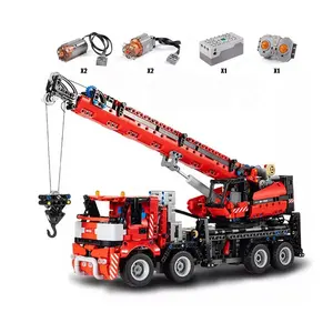 Mal King 17003 Technische App Afstandsbediening Truck All-Terrain Opstapelplatform Voertuig Kind Speelgoed Kerstcadeaus Bouwstenen