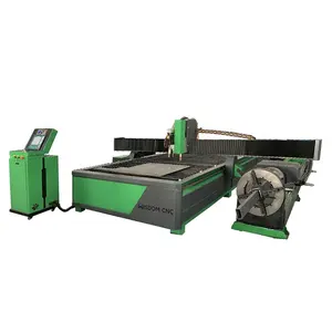 Máy Cắt Plasma CNC Khôn Ngoan Để Cắt Và Khoan Ống Tròn Và Vuông Tấm Kim Loại