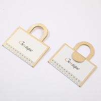 Boîte cadeau en carton rigide de luxe avec logo en feuille d'or personnalisée, boîte en papier blanc pour carte de vœux, carte-cadeau, vente en gros