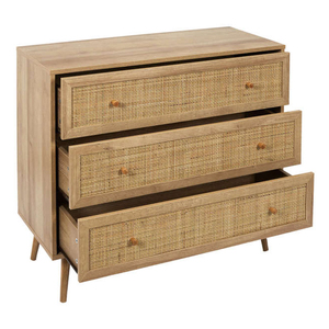 خزانة ذات <span class=keywords><strong>3</strong></span> أدراج من الخيزران - Product Image 3