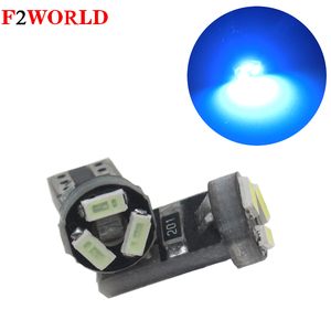 T5 Led Instrument Light W3w <strong>Auto</strong> Car Instrument Panel Lamp 3528 3smd <strong>Indicator</strong> Dashboard Signal <strong>Bulb</strong> 12v White Blue - Product Image 2