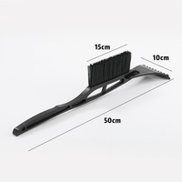 Mega Vente Directe Usine Nouveau Grattoir à Glace en Plastique Deux-en-un à Long Manche, Pelle à Neige Efficace, Brosse de Nettoyage, Dégivreur Portable pour