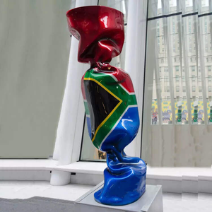 グラスファイバーの彫像大きな溶けたロリポップカスタマイズされたキャンディーシュガーの装飾パークショッピングモールのためのグラスファイバーキャンディーの彫刻 - Product Image 6