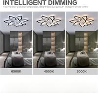Lampu Kipas Langit-Langit LED DC Modern Minimalis Nordik dengan Remote Control, Pintar & Senyap 220V/110V (untuk Ruang Tamu & Kamar Tidur)