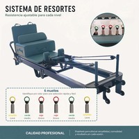 Cama Camilla Pilates Reformer Lipat Aluminium Profesional Studio Mewah Kebugaran Kualitas Tinggi