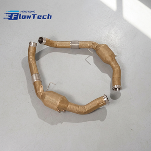 ท่อลงสเตนเลส 304 สำหรับรถปอร์เช่ พานาเมร่า 4S 971 2.9L V6 ทวินเทอร์โบ ระบบไอเสียไหลสูง ยูเออร์ 5 200 เซลล์ - Product Image 6