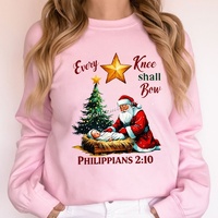 Vente en gros de Noël DTF fer à repasser sur des motifs Dtf imprime des étiquettes de vêtements prêtes à presser autocollants de transfert de chaleur