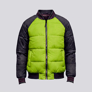 Servicio OEM, Chaqueta Acolchada de Alta Calidad, Ecológica, Impermeable, Cortavientos, con Cuello Alto, Diseño Sólido, Corte Regular - Product Image 1