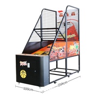 Nueva Máquina de Baloncesto Urbano Transfronteriza para Adultos - Juego de Arcade Individual para Mayores de 6 Años