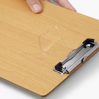 Presse-papiers et dossier de menus en bois de bureau Collins Luxury Custom A4 Produit de classement de bureau de haute qualité