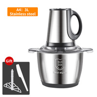 Penggiling Daging Listrik Mini Stainless Steel 2l 3l Terbaik untuk Rumah, Harga Pabrik Murah, Laris Manis