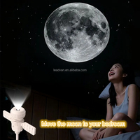 Projecteur Lampe Ciel Étoilé Lunaire, Veilleuse Rêveuse pour Enfants, Thème Spatial Cosmique pour Chambre, Plafonnier Étoilé pour Voiture