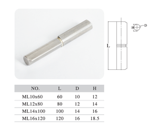 La surface peut être galvanisée et utilisée pour la charnière de soudure de forme spéciale sur les portes et les fenêtres lourdes - Product Image 2