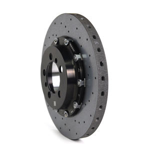 Rotores de freno de cerámica de carbono OEM MOTOR SPORT, compatibles con los números de pieza OEM de Mercedes-Benz A2124210512/A2124230412. - Product Image 5