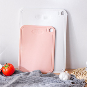 Cutting Board Rectangle Wheat Straw Antibacterial Dishwasher <b>Safe</b> For Kitchen Baby Food Dormitory Canteen Green White Pink - Product Image 2