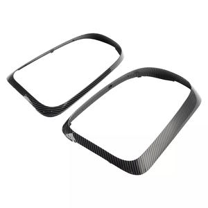 Cadre de feux arrière BMW Mini F60 en ABS, finition fibre de carbone noir brillant, 2016-2019, modification automobile - Product Image 3