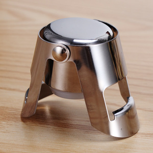 Personalized Champagne Accessories Stainless Steel Sparkling <strong>Bottle</strong> Silicone Creative Wine Plug Cork Sipper Stopper Customize - Product Image 5
