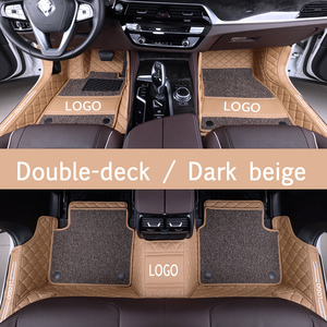 Alfombrillas Personalizadas con Logotipo para <span class=keywords><strong>Mercedes</strong></span>-<span class=keywords><strong>Benz</strong></span> C180/E300/GLC300, Nuevas, de Cuero Premium, Antideslizantes, Impermeables, Duraderas, de Lujo, 20 mm de Grosor - Product Image 4