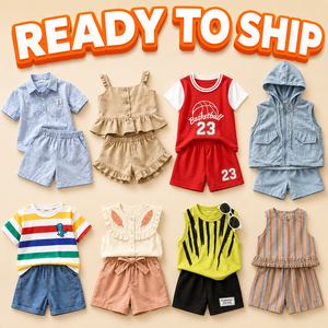 Tenues en coton pour enfants, 2 pièces, t-shirt et short, imprimé dinosaure jungle, vêtements d'été pour garçons et filles, vêtements pour enfants - Product Image 5