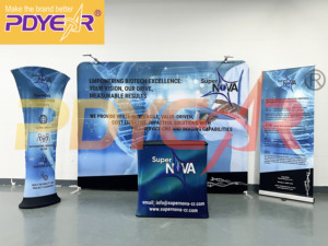 Pdyear usine prix <span class=keywords><strong>de</strong></span> gros Pop up présentoir exposition <span class=keywords><strong>mur</strong></span> bannière salon Tension tissu toile <span class=keywords><strong>de</strong></span> <span class=keywords><strong>fond</strong></span> <span class=keywords><strong>mur</strong></span> - Product Image 2