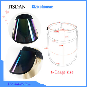 Casquette pare-soleil anti-UV d'été avec logo personnalisable, plusieurs couleurs au choix, protection pour la plage, la <span class=keywords><strong>piscine</strong></span> et les événements en plein air - Product Image 5