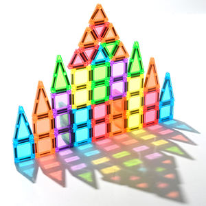 MAGPLAYER Juego de Bloques Magnéticos de Viaje, Mini Bloques Magnéticos, Juegos de Construcción para Niños, Juguetes Educativos para Preescolar - Product Image 5