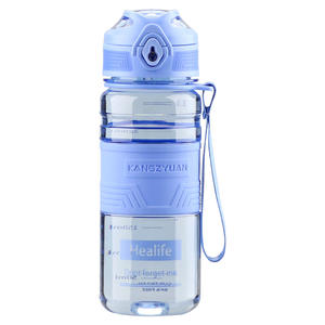 ขวดน้ำพลาสติกใสขนาดเล็ก 380 มล. 480 มล. ยี่ห้อ KANGZYUAN เป็นมิตรกับสิ่งแวดล้อม เหมาะสำหรับเด็กนักเรียน - Product Image 1