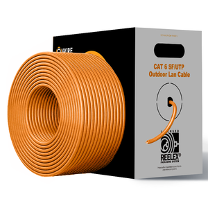 Owire Cat6 SF/UTP ngoài trời cáp Ethernet đôi vỏ bọc không thấm nước UV kháng cao che chắn <span class=keywords><strong>LAN</strong></span> Cáp - Product Image 5