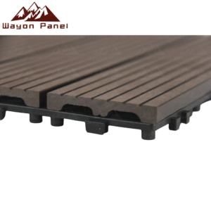 Le revêtement de sol composite moderne WPC Lock-style antidérapant Wayon convient à la <span class=keywords><strong>marche</strong></span> pieds nus et convient à une utilisation en extérieur. - Product Image 1