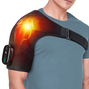 Factory Custom <b>Rechargeable</b> Heated Shoulder Pad with <b>Vibration</b> Massage for Home Office Use Adjustable Temperature Control - Product Image 2