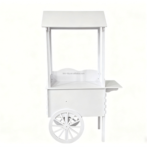 Carrito <span class=keywords><strong>de</strong></span> Dulces <span class=keywords><strong>de</strong></span> PVC Blanco Personalizado con Diseño <span class=keywords><strong>de</strong></span> Flores, Simple, para Uso en Interiores, Decoración para Fiestas <span class=keywords><strong>de</strong></span> Navidad Infantiles, Eventos y Bodas - Product Image 4