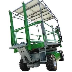 Tự hành cao Orchard nền tảng làm việc được sử dụng cho picker Giao thông vận tải cắt tỉa trong vườn cây ăn quả