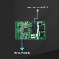 FN 14S 52V 40A/50A/60A/70A BMS PCBA à contrôle de température pour packs de batteries LiFePO4 de trottinettes électriques 40A/50A/60A/70A