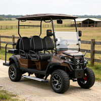 Voiturette de golf électrique Rainbow 72V Lithium 2 places 7,5 kW, peinture personnalisée, espace de chargement supplémentaire, certifiée DOT pour les États-Unis