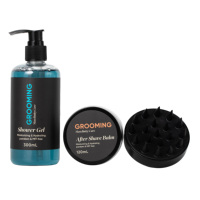 Coffret Cadeau de Luxe pour Homme – Kit de Soins Bain et Soin de la Barbe – Gel Douche, Baume Après-Rasage, Brosse à Barbe – Prix Usine, Vente Chaude en Gros