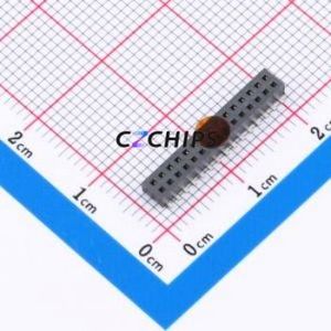 CLP-115-02-F-D-K-TR Pin Socket SMD,P=1.27mm Connector 1.27mm 1.27mm Square Hole Vertical Mount - Product Image 1