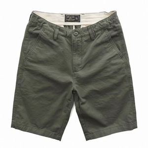 Pantalones Cortos Chino Casuales de Verano para Hombre al por Mayor de Fábrica, de Cintura Media, Antiarrugas, Color Caqui, Estilo <span class=keywords><strong>Cargo</strong></span>, para Niños, de Calidad Personalizada - Product Image 3