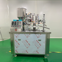 Machine de cachetage de remplissage de tube de pâte de crème cosmétique semi-automatique composée