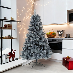 Árbol de Navidad Artificial Plegable de Alta Calidad de PE/PVC con Luces LED de Luz Diurna de Bajo Consumo Energético para el Hogar - Product Image 4