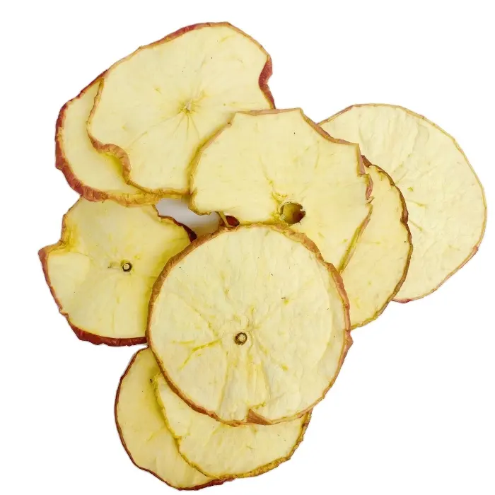 Yüksek kaliteli tatlı elma dilim kurutulmuş meyve çayı içecekler aperatif için kurutulmuş elma cips