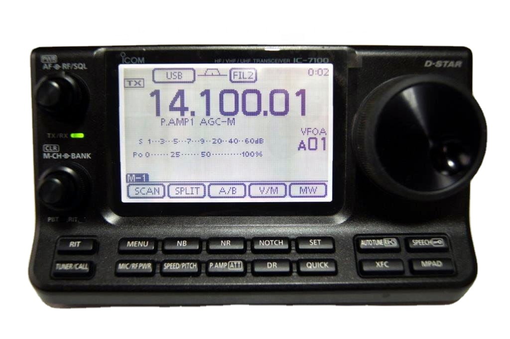 新しいICOM IC-7100 HF/VHF/UHFオールモードトランシーバー100W長距離