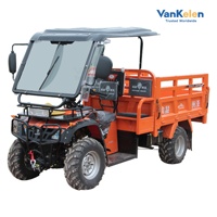 Quad à benne basculante avec moteur refroidi par eau de 300 cm³, véhicule tout-terrain à quatre roues avec benne basculante, véhicule utilitaire agricole, buggy de plage