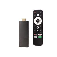 Nuevo diseño S01 4K Mini Android TV Stick con Amlogic S905Y4 Chipset 2G + 16G Memoria personalizable 1 año de garantía