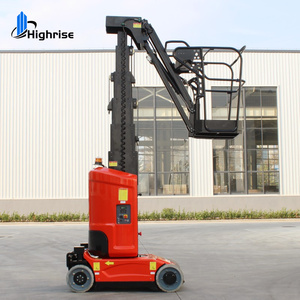 Venta de fábrica 200KG 11,2 M Mini elevador de mástil Vertical autopropulsado elevador de pluma pequeña con JIB para plataforma de trabajo aéreo - Product Image 2