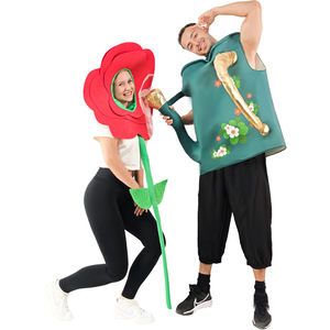 Conjunto de Disfraz de Flor y Botella de Agua para Adultos Unisex, Traje de Cosplay para Fiesta de Halloween, Primavera 2025 - Product Image 3